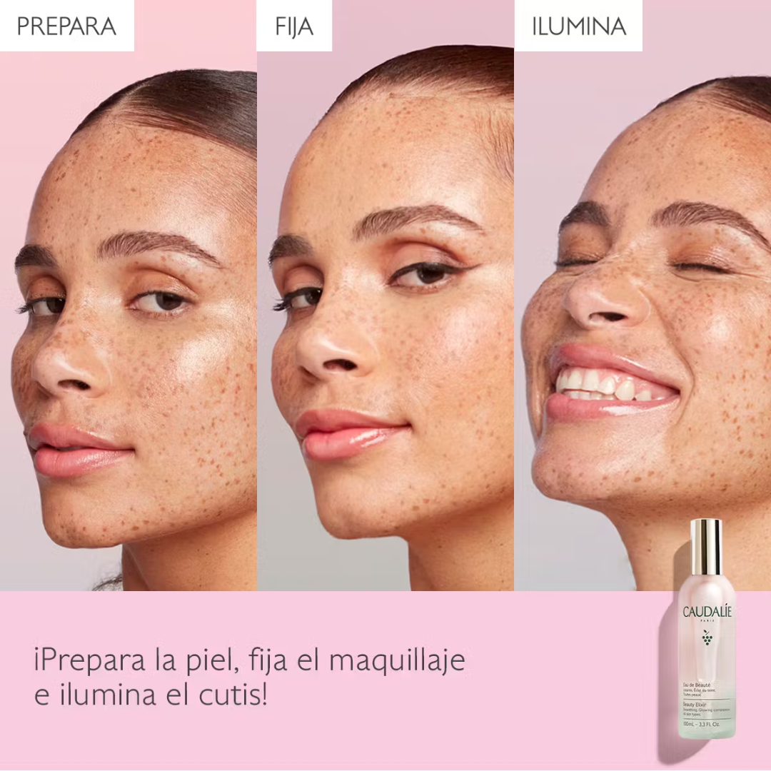 Caudalie - Beauty Elixir Prep, Set, Glow Face Mist