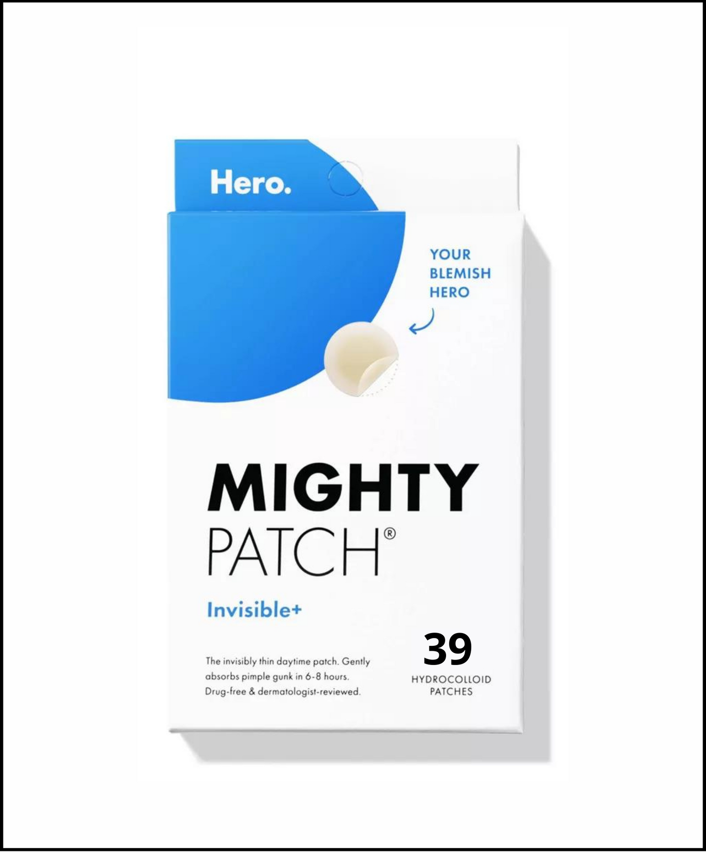 Hero - Mighty Patch Invisible+ Daytime Hydrocolloid Acne Pimple Patches